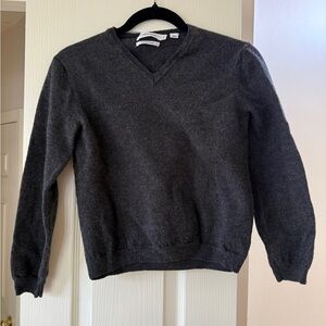 Calvin Klein Charcoal V-Neck Sweater